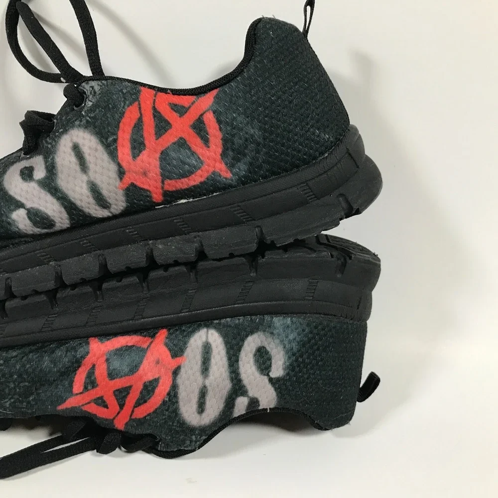 Sons of Anarchy California Lace Up Shoes Men 7.5 Women 10‎ Sneakers Casual
